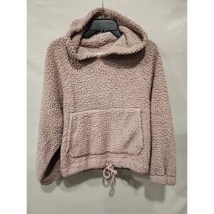 American Eagle Outfitters Hoodie Pullover Womens S Dusty Rose Kangaroo‎ Pocket